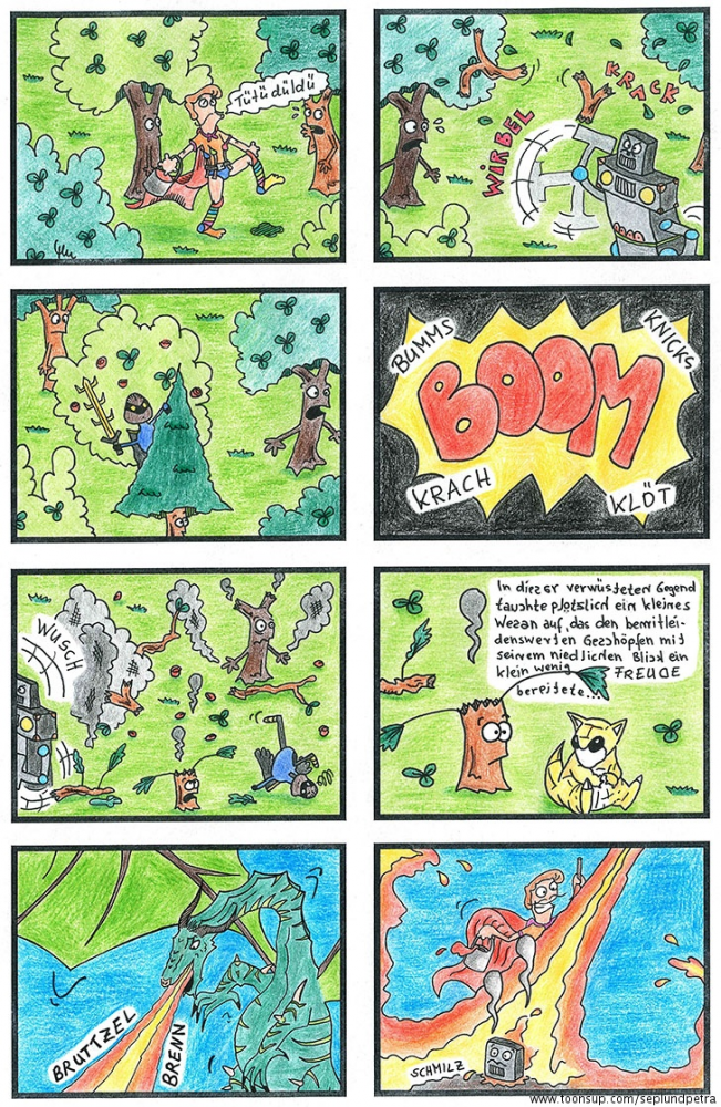 Comic: Ein kleiner Battle 3