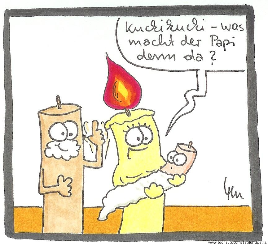 Comic: Kerzenzeit (alter Kurzcomic) 1
