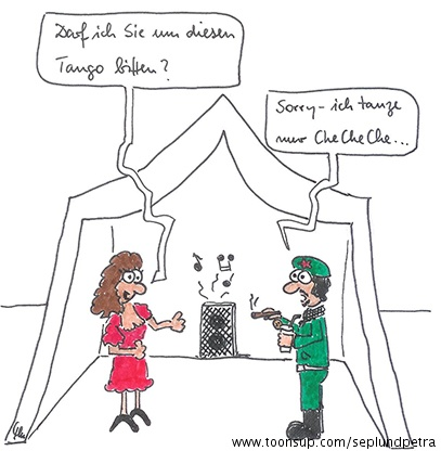 Cartoon: Damenwahl auf Kuba 1