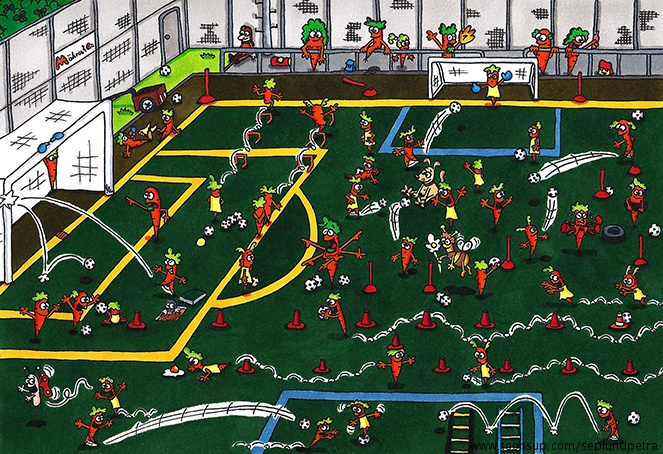 Picture Puzzle: Fußballtraining 2