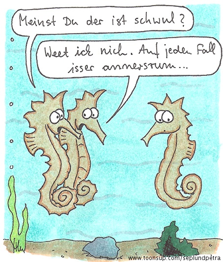 Cartoon: Seepferdchen 1