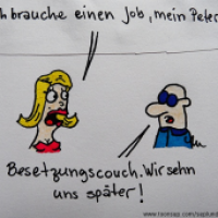 engagierter Jobvermittler