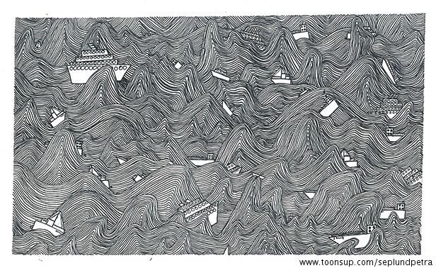 Illustration: Das Meer 1