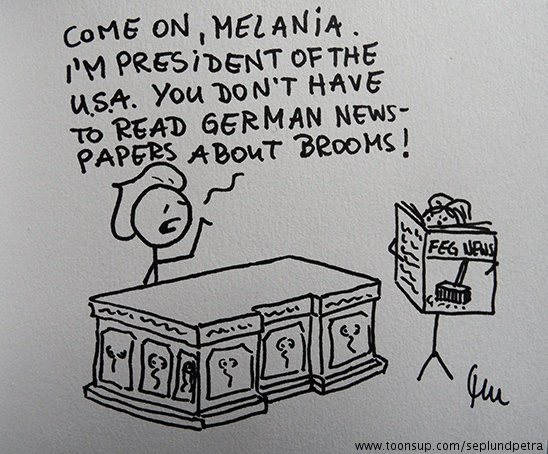 Cartoon: Melania 1