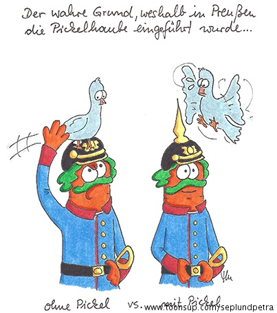 Cartoon: Preußische Problemlösung 1