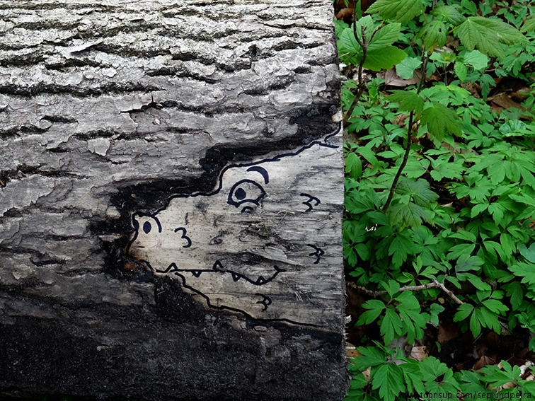 Illustration: Baumdrachen und Greifmischwesen 4