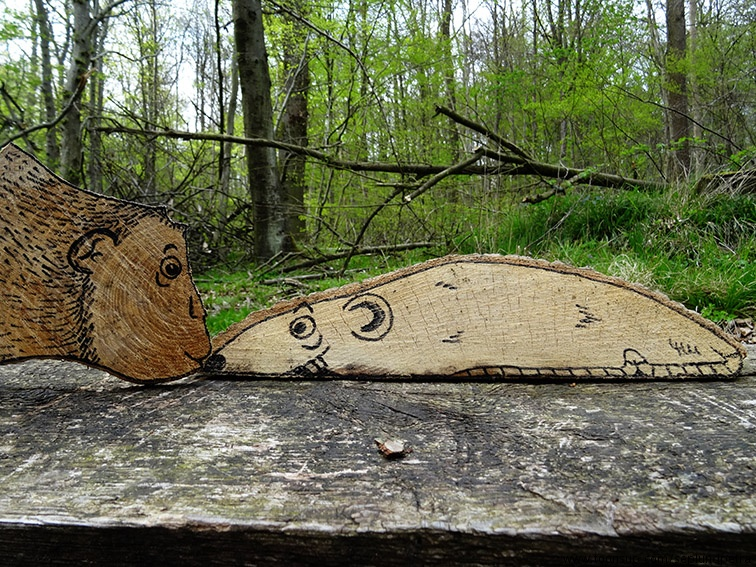 Illustration: Ein Affe knutscht... 2