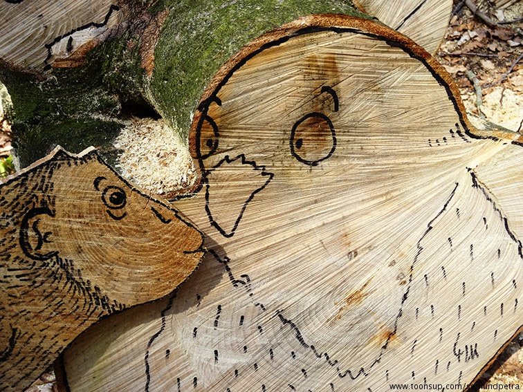 Illustration: Ein Affe knutscht... 3