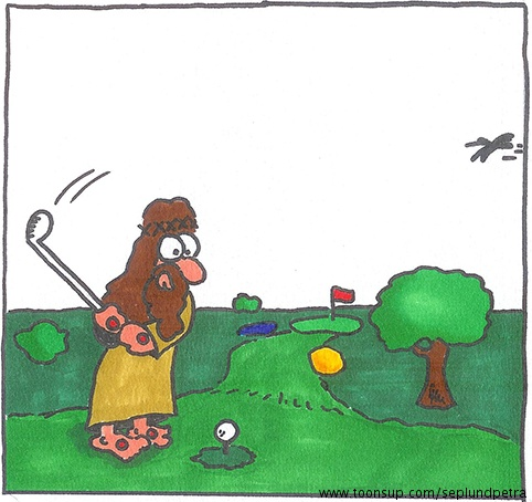 Comic: Jesus geht golfen 1
