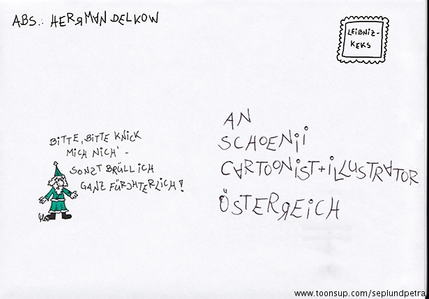 Cartoon: Weihnachtswunschbild für Schoenii 1