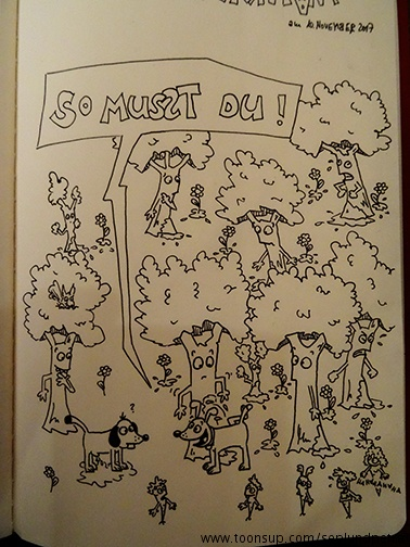 Cartoon: Lehrmeister 1