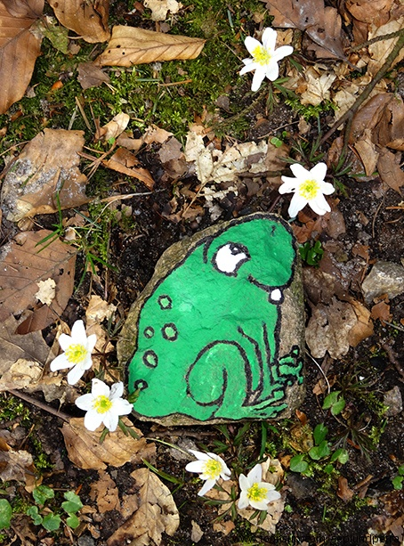 Illustration: Frühlingsfrosch 1