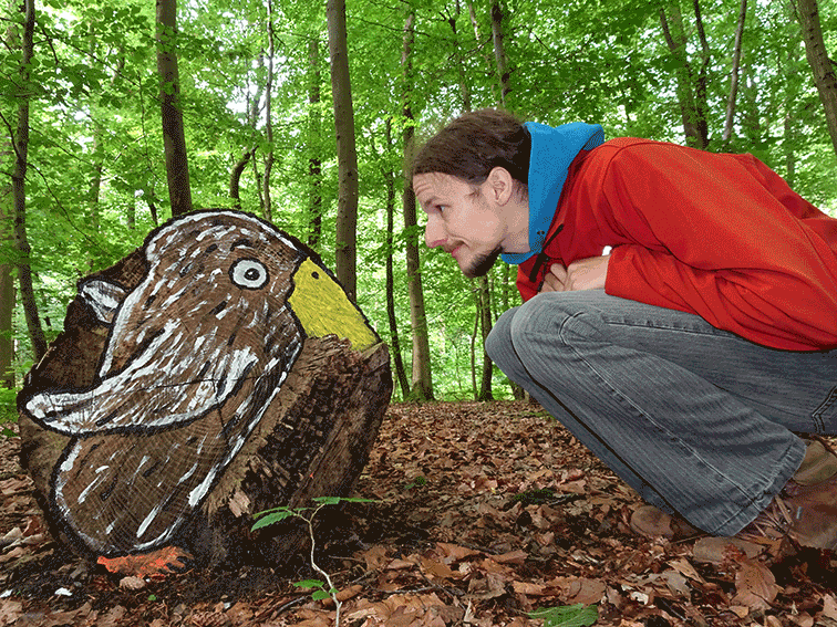 Animation: großer Vogel 1