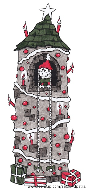 Illustration: Weihnachten bei Rapunzel 1