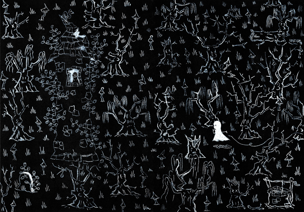Illustration: Gespensterwald 1
