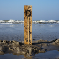 Rapunzel am Strand