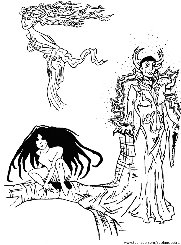 Illustration: Hexenübungen 2