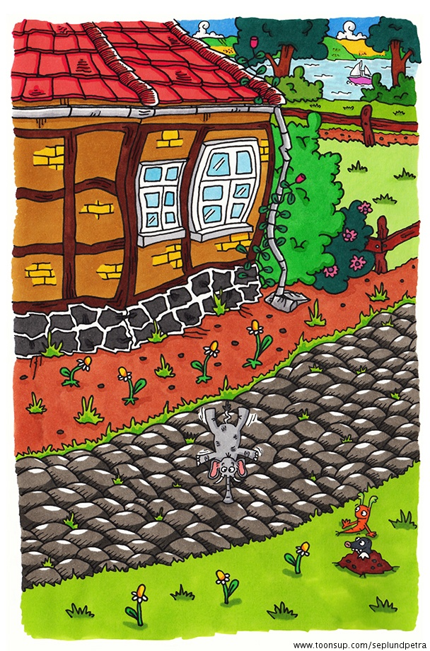 Illustration: Kate in Angeln an der Schlei 1
