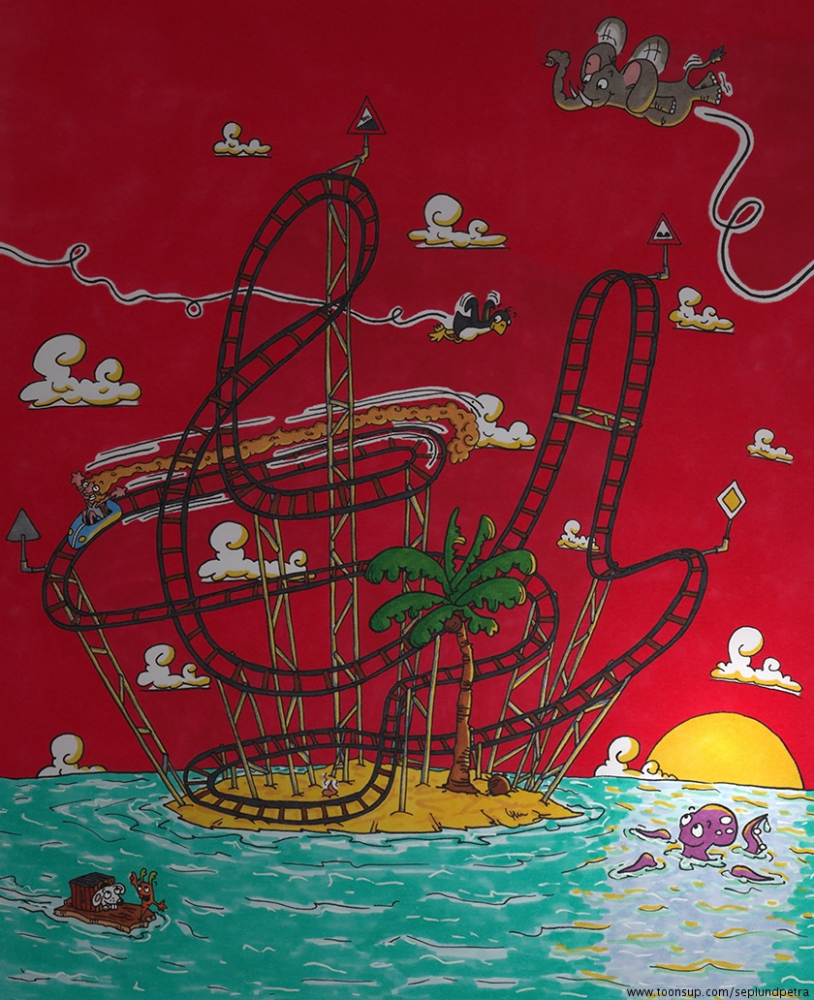 Illustration: Inselachterbahn 1