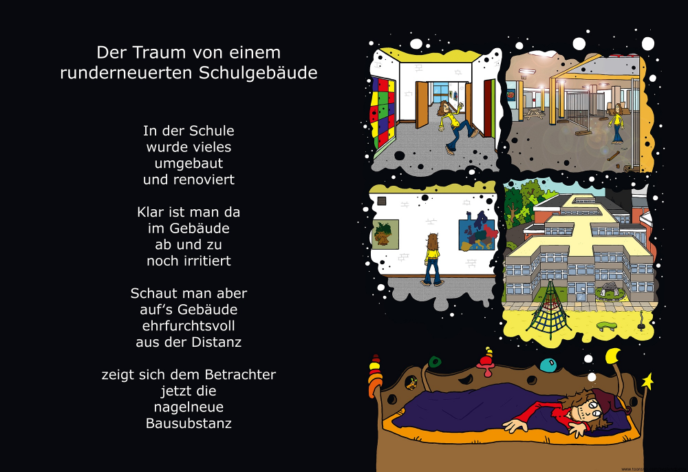 Comic: Schulrenovierungstraum 1