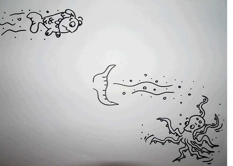 Animation: Plattfisch-Blattfisch 1