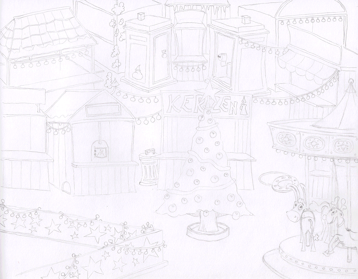 Animation: Weihnachtsmarkt 1