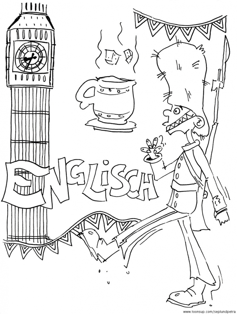 Illustration: Ein Ausmalheft der Schule 3