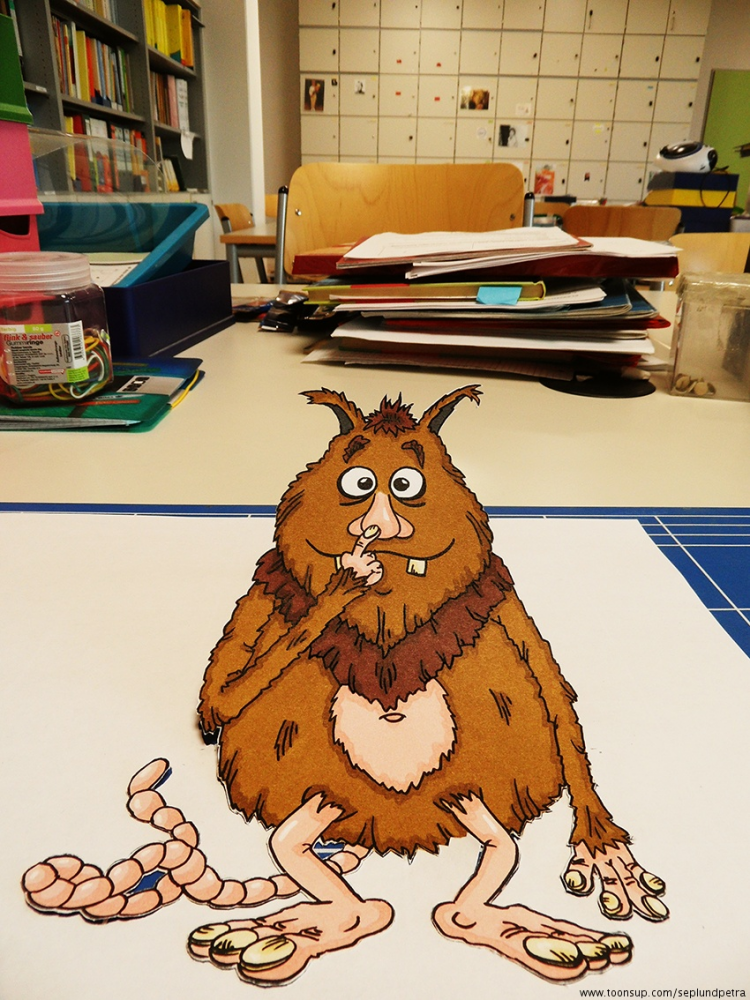 Illustration: Trollmonsterchen 1