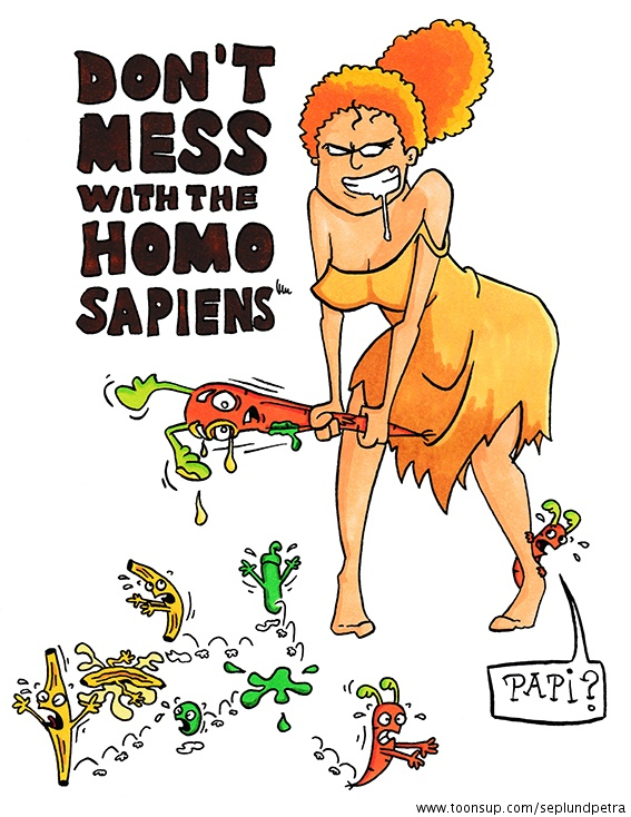Cartoon: Homo Sapiens 2