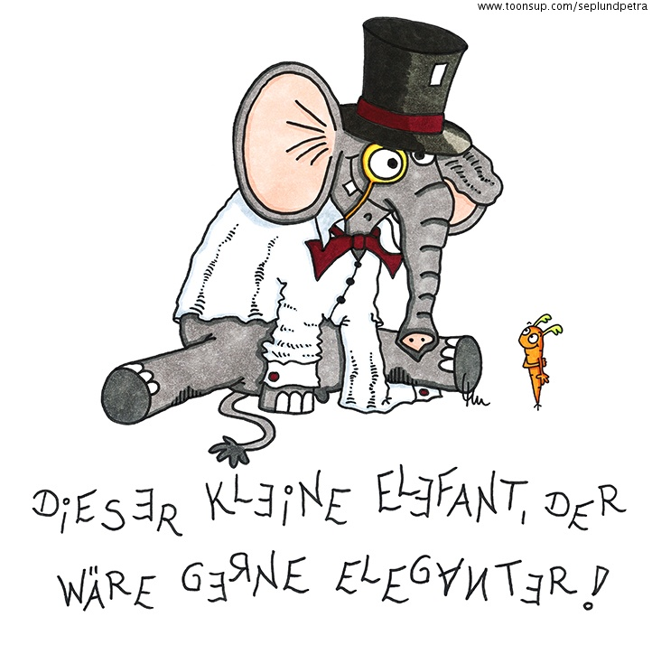Cartoon: Elefantenwunsch 1
