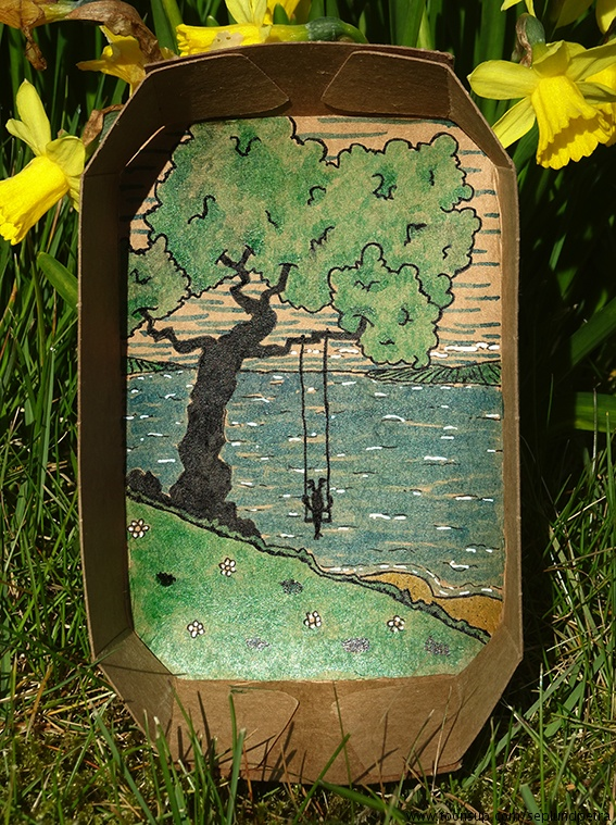 Illustration: Beerenschalenrecycling 1