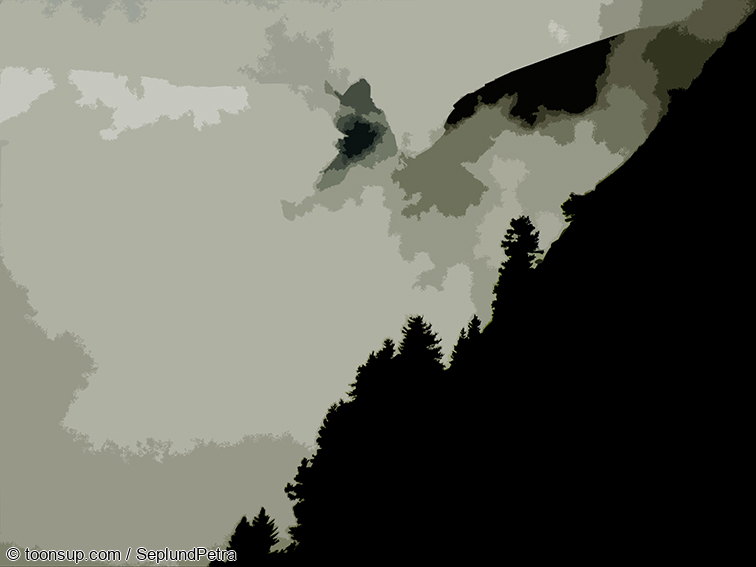 Illustration: Wandereindrücke I (digital bearbeitet) 9