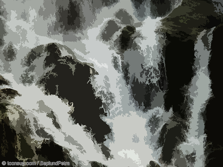 Illustration: Wandereindrücke I (digital bearbeitet) 12
