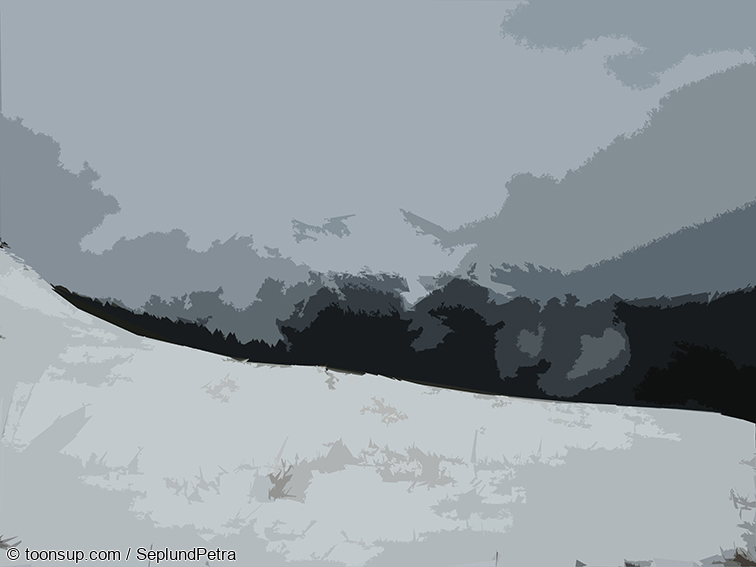 Illustration: Wandereindrücke I (digital bearbeitet) 14