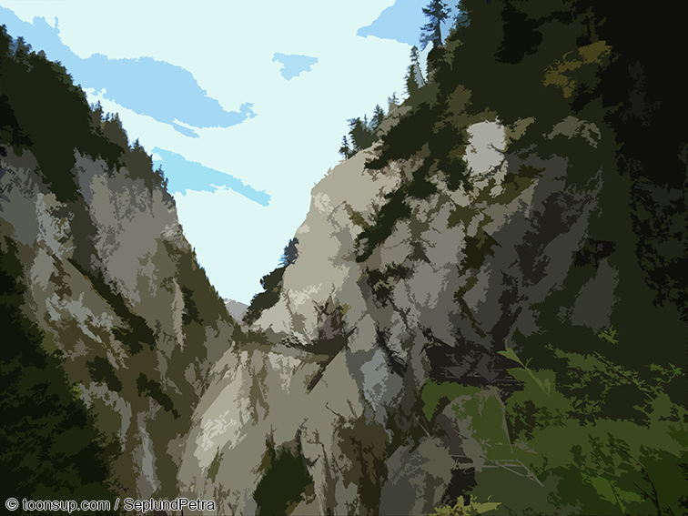 Illustration: Wandereindrücke I (digital bearbeitet) 18