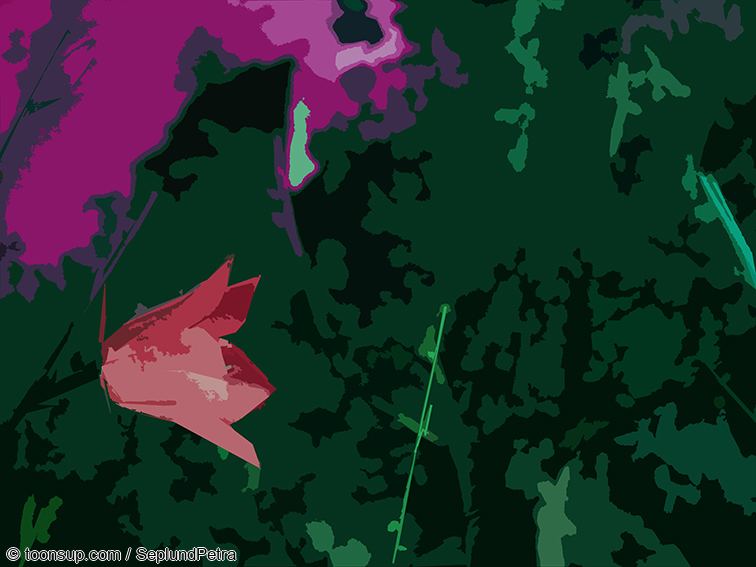 Illustration: Wandereindrücke I (digital bearbeitet) 25
