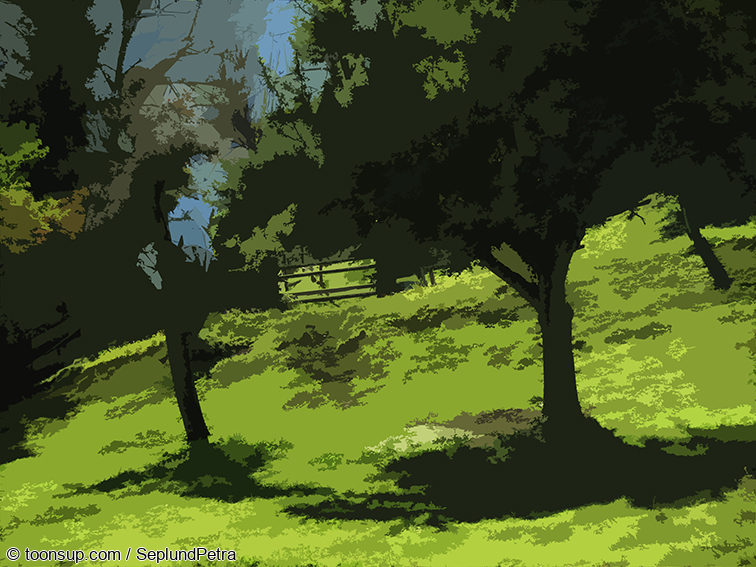 Illustration: Wandereindrücke I (digital bearbeitet) 26