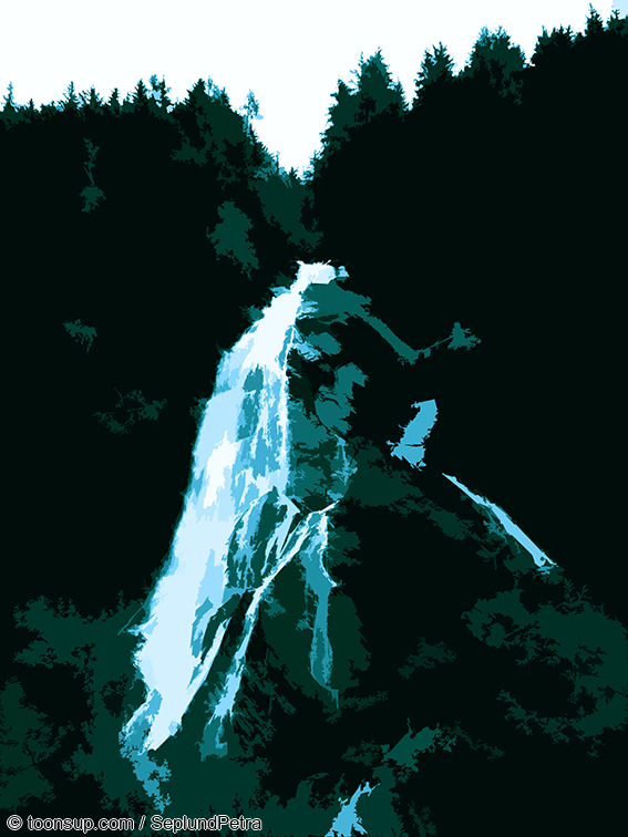 Illustration: Wandereindrücke II (digital bearbeitet) 12