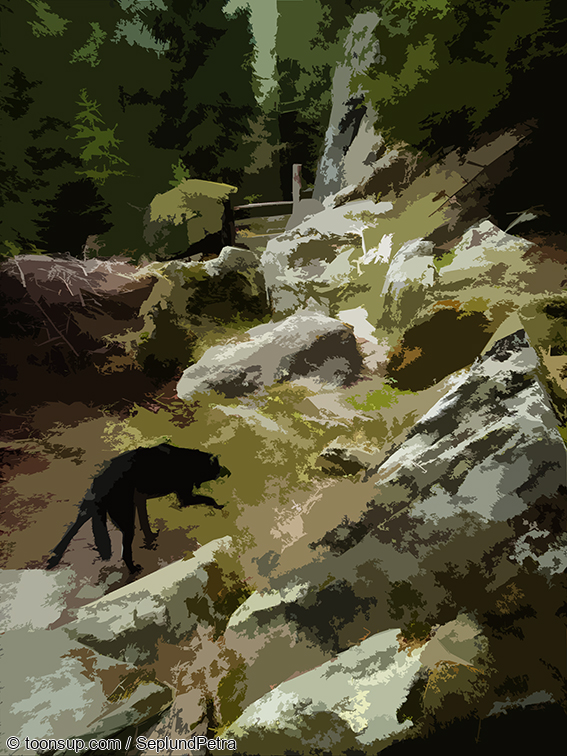 Illustration: Wandereindrücke II (digital bearbeitet) 20