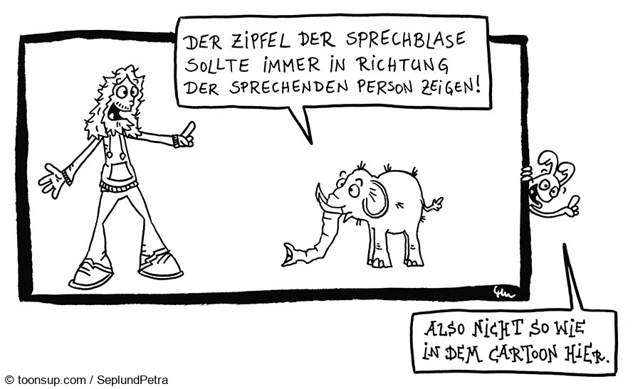 Cartoon: Sprechblasen 1