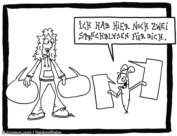 Cartoon: Sprechblasen 7