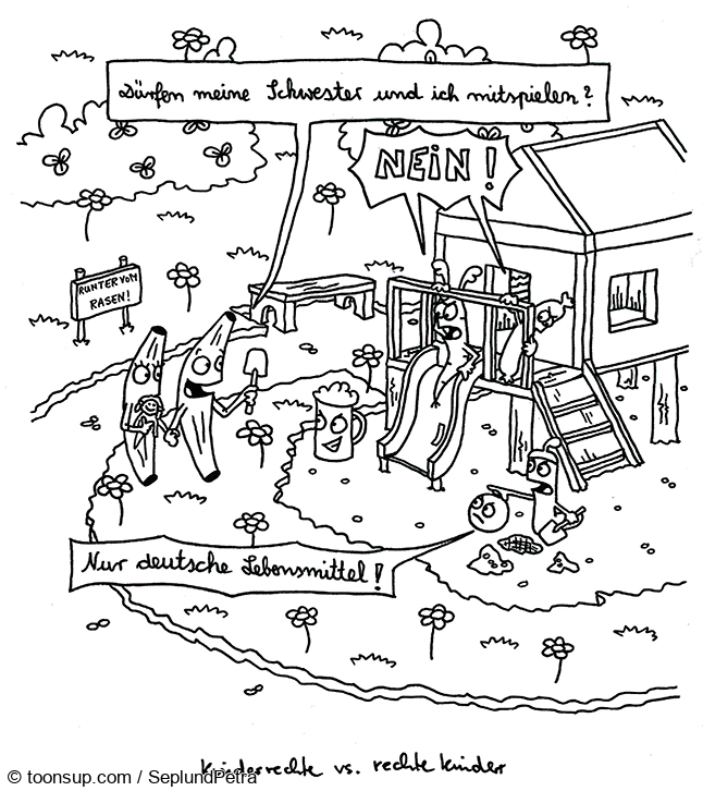 Cartoon: Kinderrechte 1