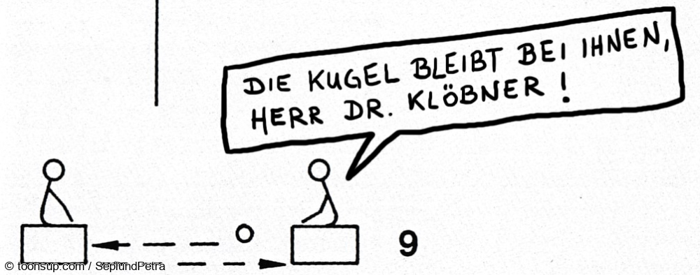 Cartoon: Aus einem Sportlehrbuch... 2
