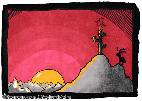 Cartoon: Stattgipfelkreuz 1