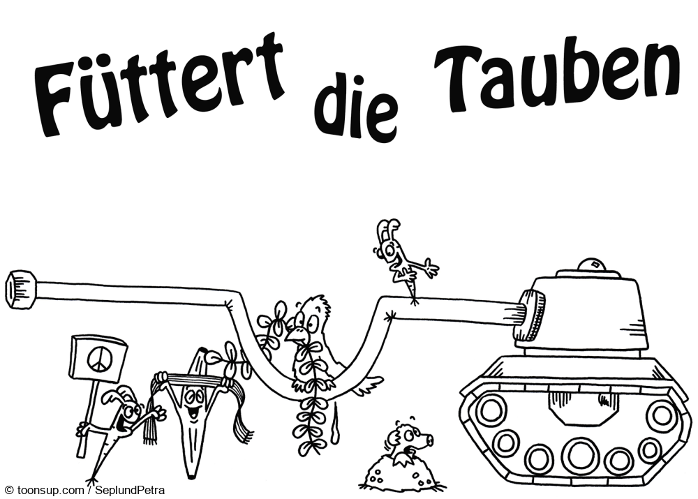 Illustration: Zeichnen für den Frieden 2