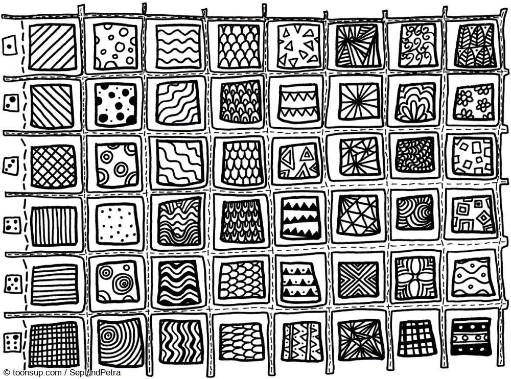 Illustration: Illustrationsgewürfel 1