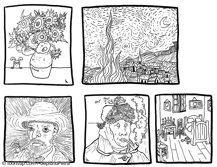 Illustration: Ein paar sw-Skizzen 1