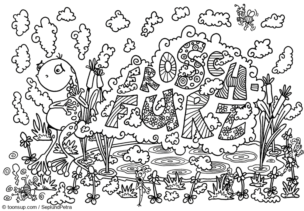 Illustration: Ausmalbildchen 1