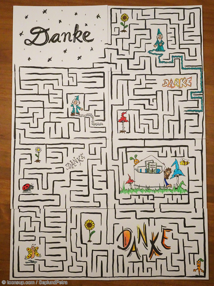 Illustration: Ein paar Dankeskarten 2