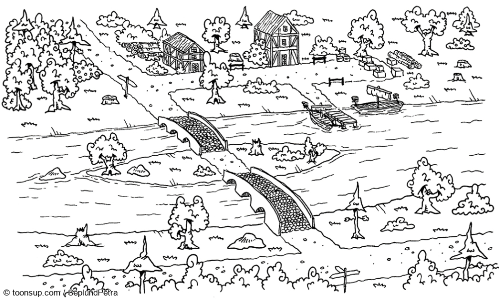 Illustration: mögliche Burgstandorte 3